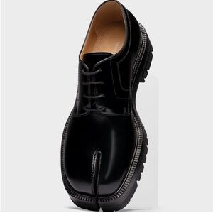 Maison Martin Margiela Black Tabi Derby Shoes
